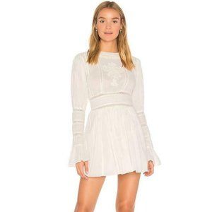 Free People Victorian Waisted Mini Dress Size 2 XS